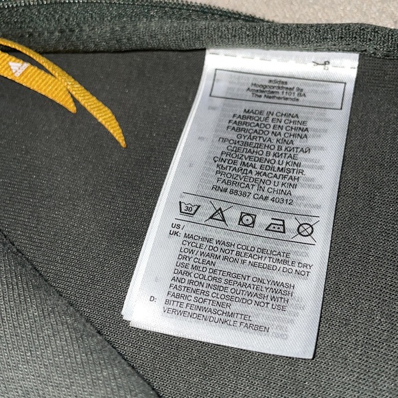 Adidas Zne Crew Men’s XXL Legend Earth / Legacy Green 1 Logo sweatshirt Like new - Picture 2 of 9